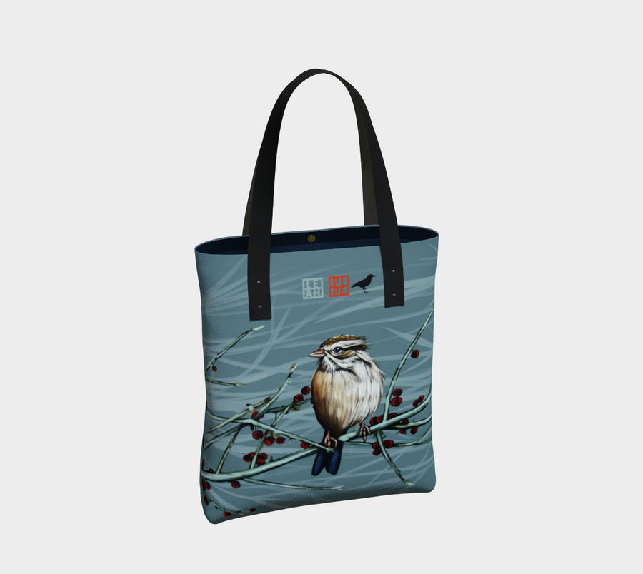 Sparrow For January TOTE BAG