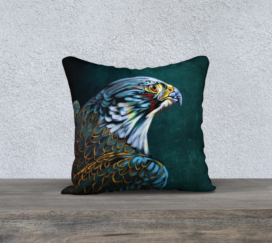 THE GILDED WING - 18x18 pillow cover