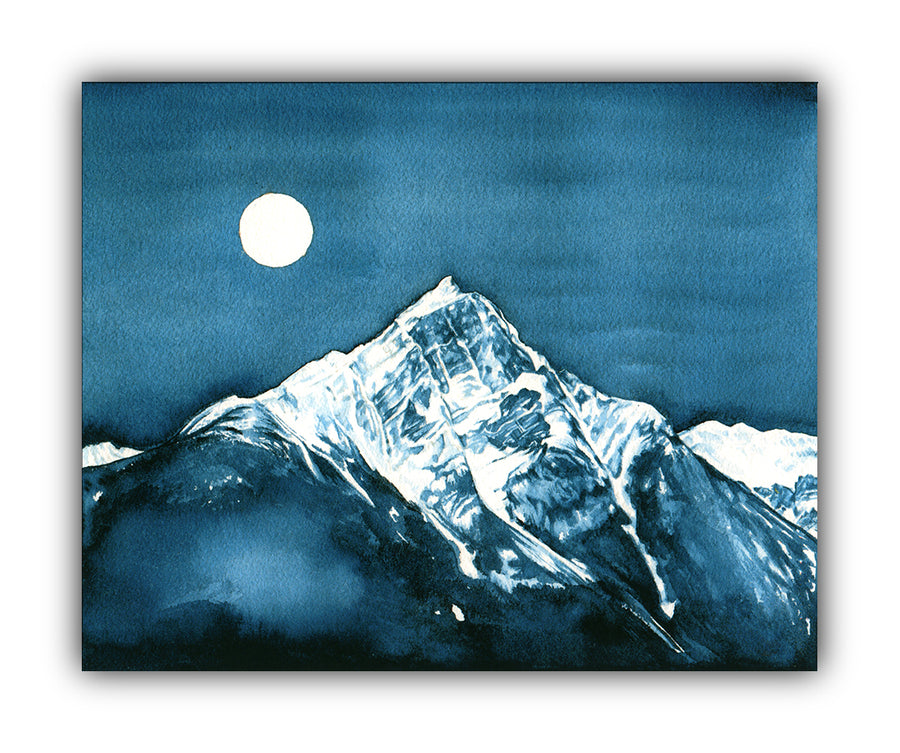 Blue Moon Mountain - Canvas Print