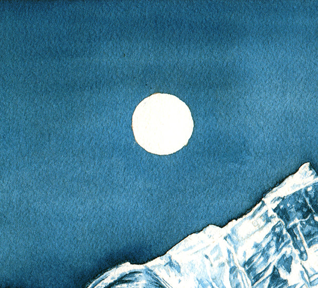 Blue Moon Mountain - Canvas Print