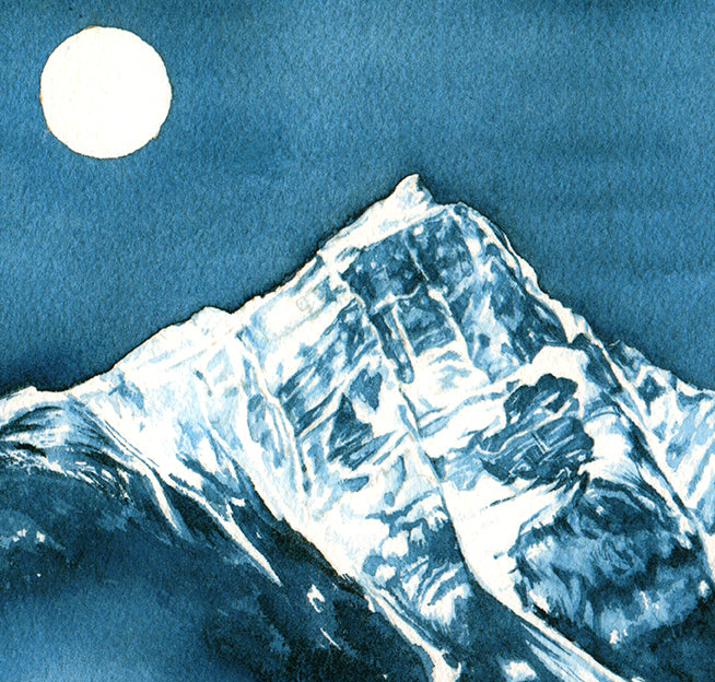 Blue Moon Mountain - Canvas Print