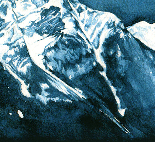 Blue Moon Mountain - Canvas Print