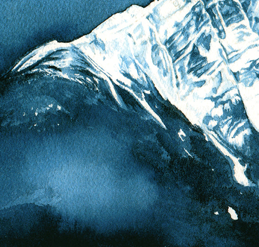 Blue Moon Mountain - Canvas Print