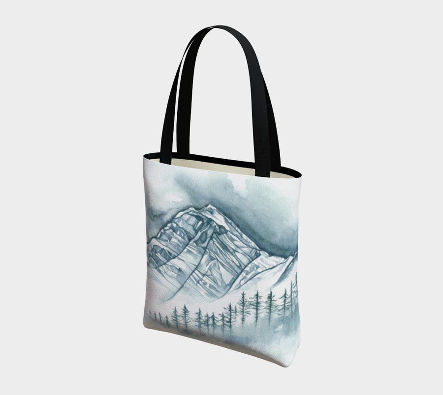 Winter Water Mountain - Tote