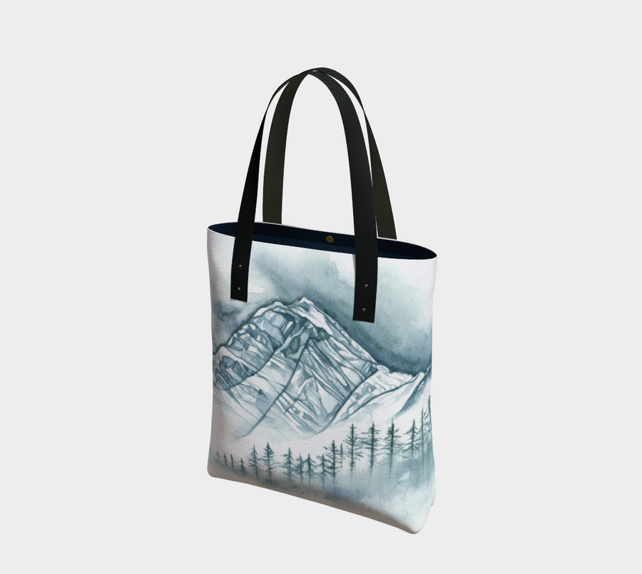 Winter Water Mountain - Tote