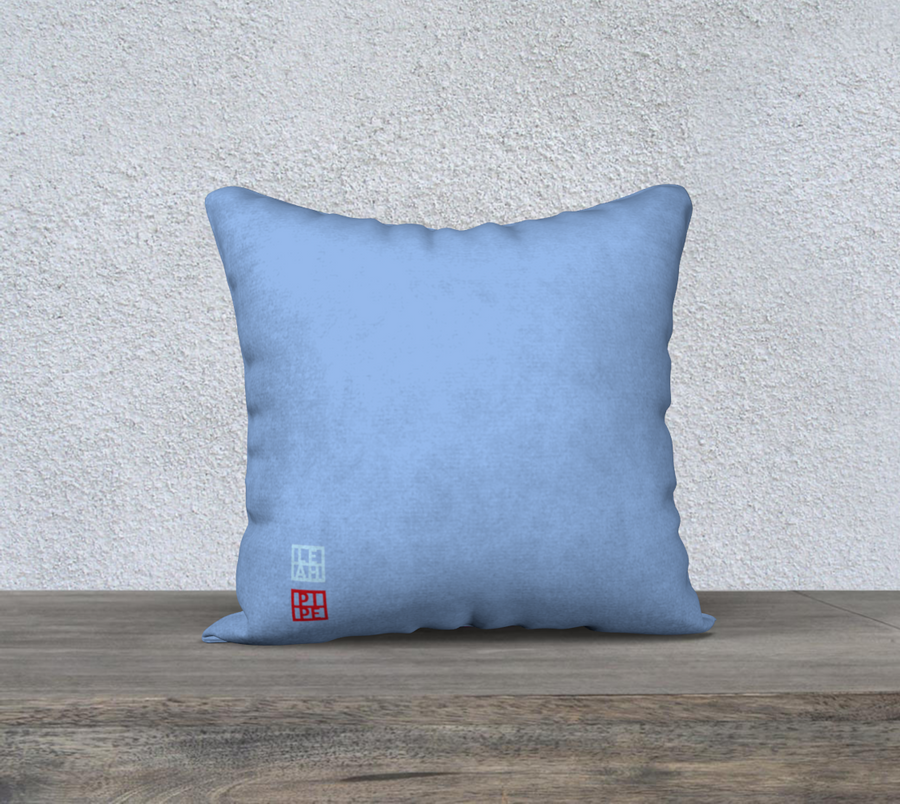 Fire Raven - 18x18 pillow case