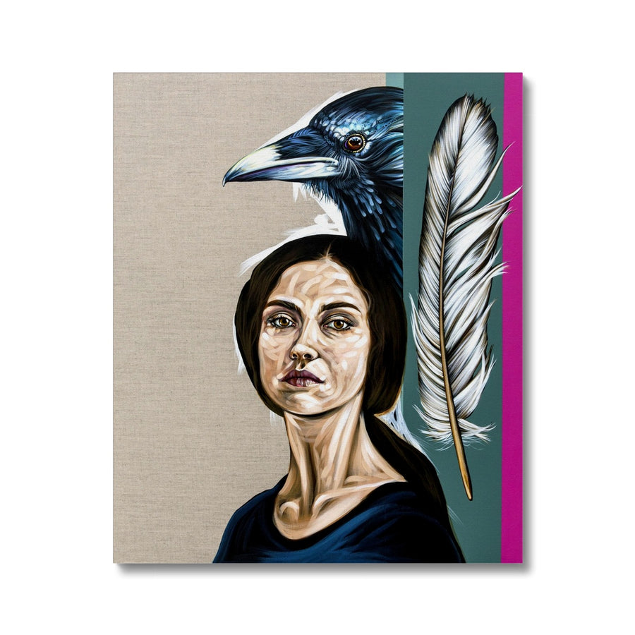 My Heart is a Feather - Canvas