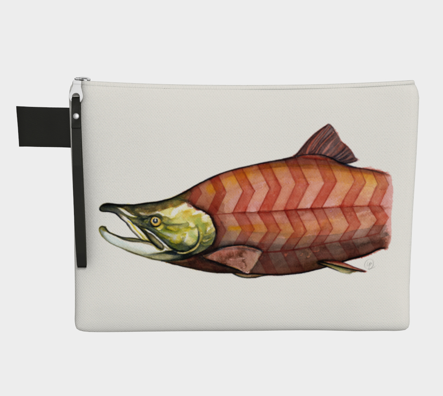 Carry-all zipper pouches featuring beautiful artwork by Canadian artist Leah Pipe. Denim-lined carry-alls come in 4 handy sizes to make toting and organizing almost anything effortless.