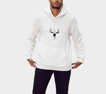 Antler Skull Mosaic - Hoodie