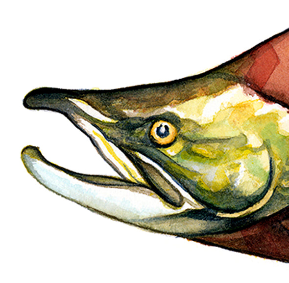 Harlequin Chevron Salmon - Pencil Case