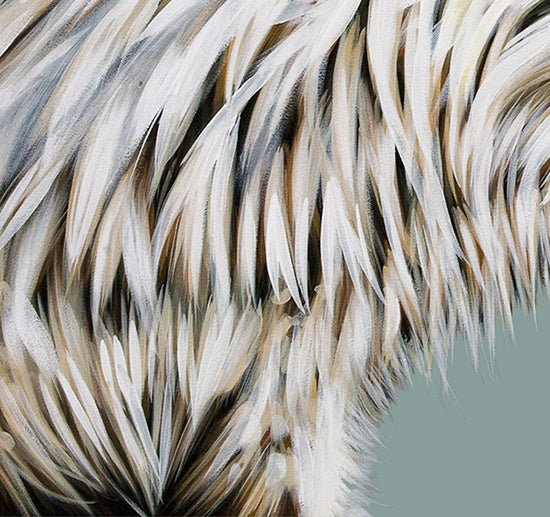 Dreaming of a White Wolf - Canvas