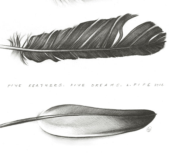 Five Feathers - Canvas