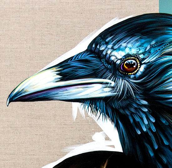 My Heart is a Feather - Canvas
