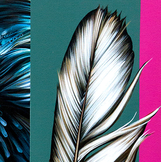 My Heart is a Feather - Canvas