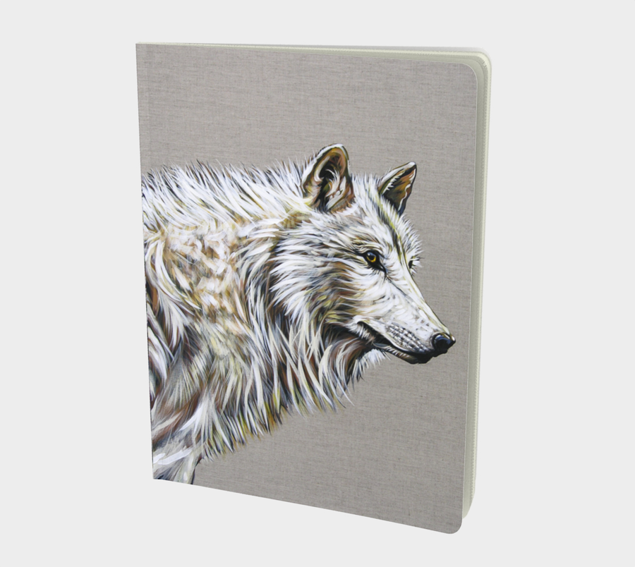 Beautiful perfect bound books for writers. Great gifts for writers or people who like to scribble. Dream Journals. Books with art from Canadian artist Leah Pipe. The Matriarch. Wolf book