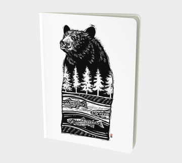 Beautiful perfect bound books for writers. Great gifts for writers or people who like to scribble. Dream Journals. Books with art from Canadian artist Leah Pipe. The Bear Within. Bear Art