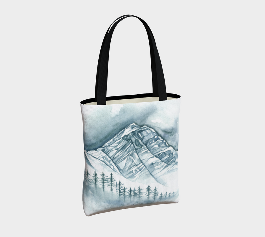Winter Water Mountain - Tote