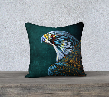 THE GILDED WING - 18x18 pillow cover