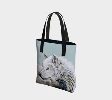 White Wolf Raven King TOTE