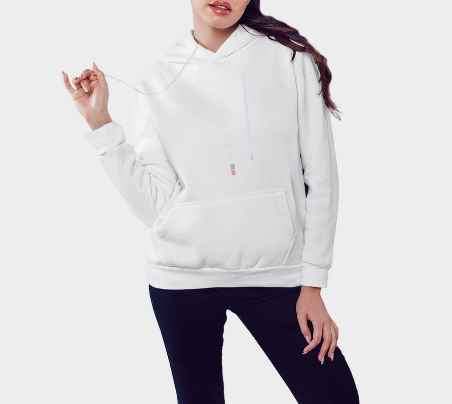 Bear River Dreaming of Salmon - Black Hoodie