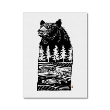 Bear River, Dreaming of Salmon - Canvas