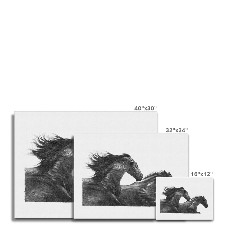 The Wind Horses - Canvas