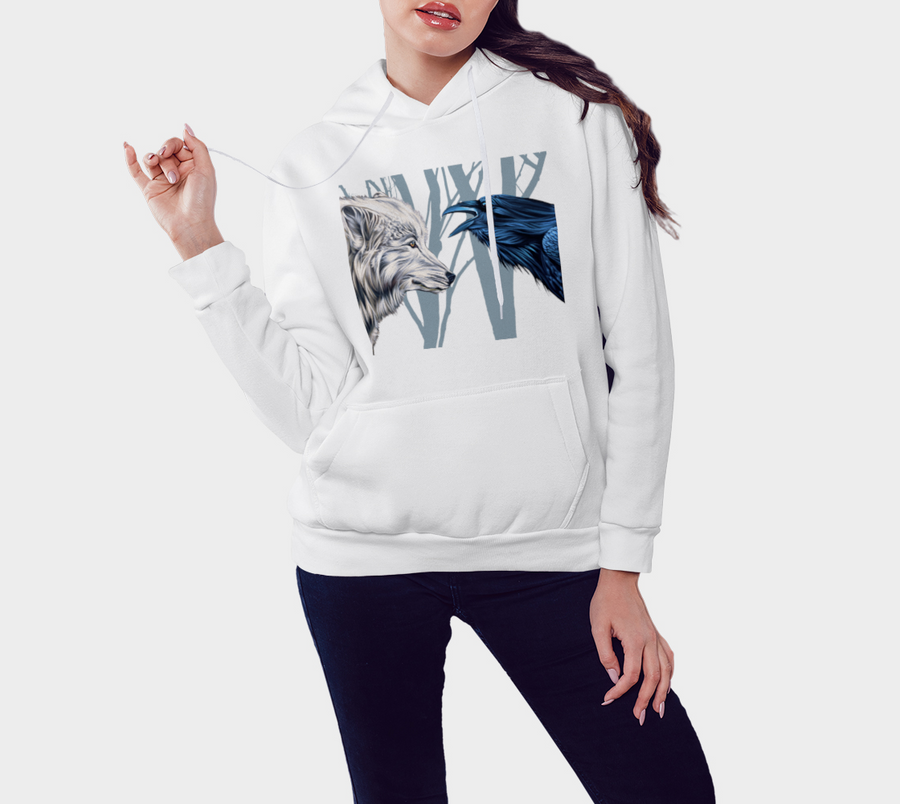 White 2025 sisters hoodie